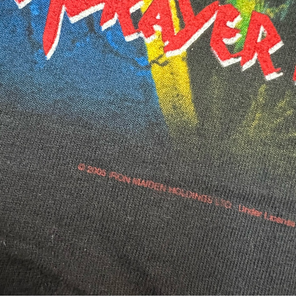 Vintage Iron Maiden Shirt Mens XL? Black No Prayer For The Dying Tee Band - Picture 6 of 7